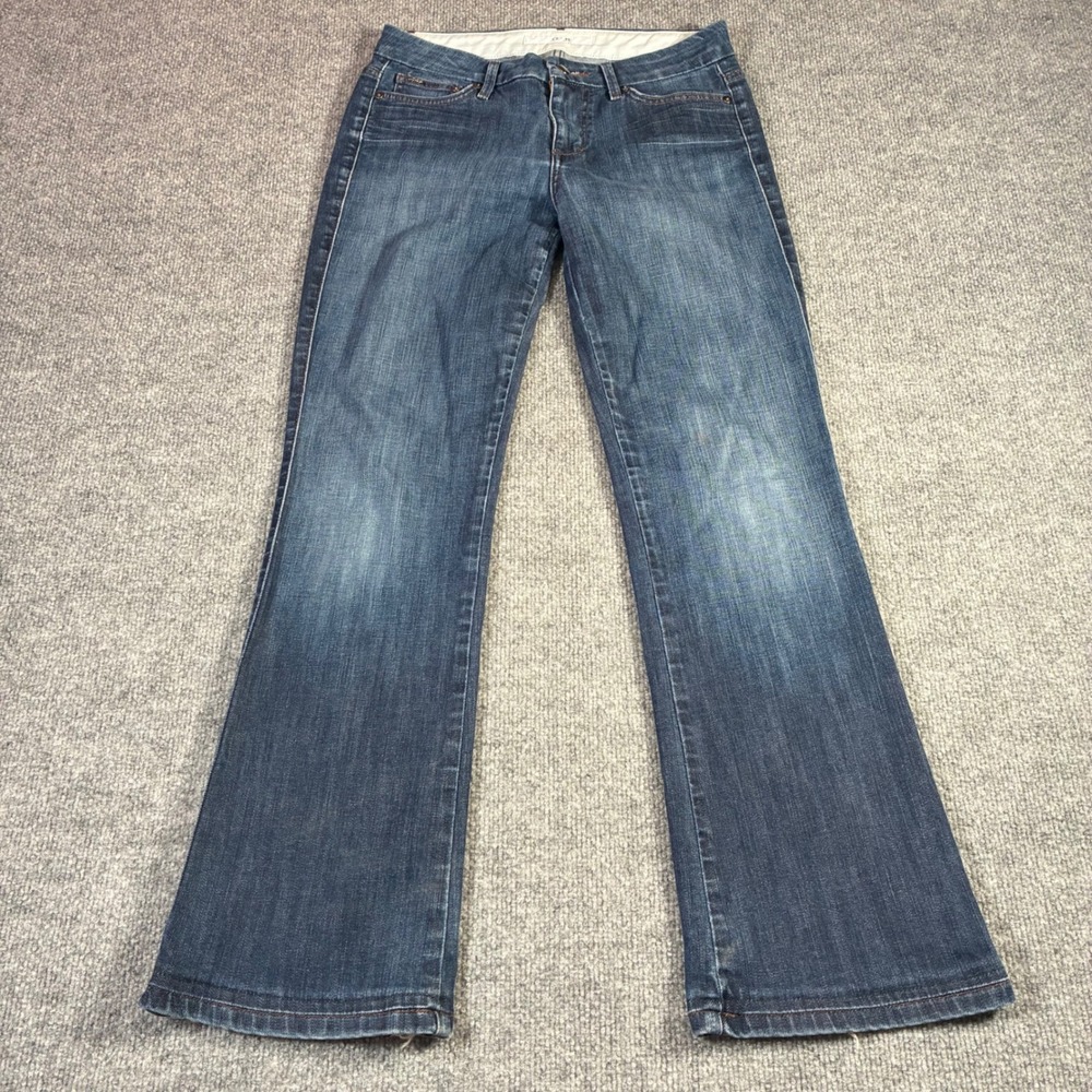 Joe's Jeans Muse Bootcut Jeans‎ Womens 27 Blue Distressed Mid Rise Stretch Denim